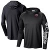 Columbia Chicago Bulls Black Terminal Trendy Tackle Long Sleeve Hoodie T Shirt