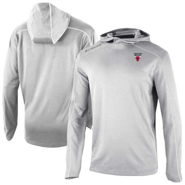 Columbia Chicago Bulls Unique Gray Omni Wick Shotgun Pullover Hoodie