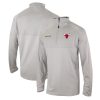 Columbia Chicago Bulls Heather Gray Omni Wick Rockin' It Quarter Eye - catching Zip Pullover Top