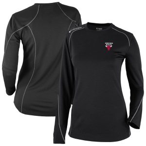 Columbia Chicago Bulls Women's Black Chic Omni Wick Shotgun Pullover Top