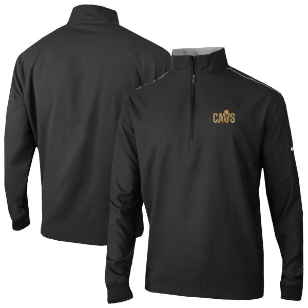 Columbia Gorgeous Cleveland Cavaliers Black Bogey's Paradise Quarter Zip Pullover