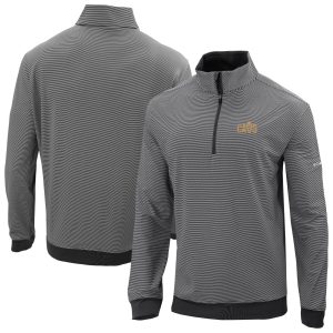 Columbia Cleveland Cavaliers Black Omni Wick Fabulous Even Lie Quarter Zip Pullover