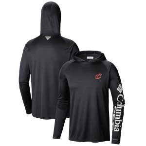 Columbia Cleveland Cavaliers Black Terminal Tackle Long Sleeve Hoodie T Fabulous Shirt
