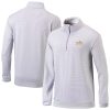Columbia Cleveland Cavaliers Gray/White Omni Wick Even Lie Quarter Zip Eye - catching Pullover