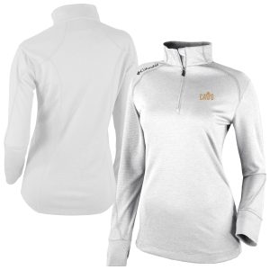 Columbia Cleveland Cavaliers Women's White Omni Wick Shotgun 2.0 Quarter Zip Pullover Top Eye - catching