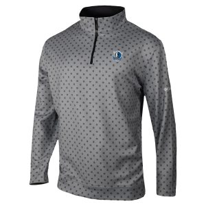 Columbia Dallas Mavericks Gray Omni Eye - catching Wick Wickhams Hills Quarter Zip Pullover Top