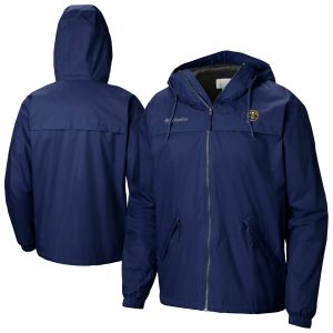 Columbia Denver Nuggets Trendy Navy Oroville Creek Lined Full Zip Jacket