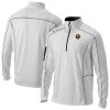 Columbia Denver Nuggets White Omni Wick Shotgun Elegant Quarter Zip Pullover