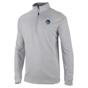 Columbia Golden State Warriors Gorgeous Gray Oakland Downs Quarter Zip Pullover
