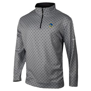 Columbia Golden State Warriors Gray Omni Wick Wickhams Hills Quarter Zip Pullover Top Fabulous