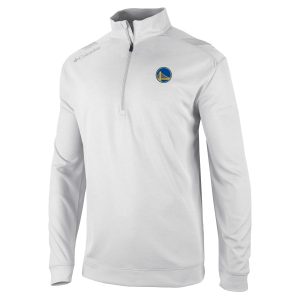 Columbia Golden State Warriors White Oakland Downs Chic Quarter Zip Pullover