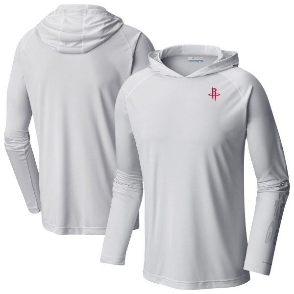 Columbia Houston Rockets White PFG Super Terminal Tackle Unique Hoodie