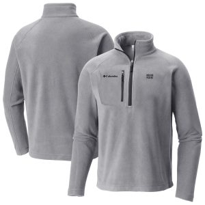 Columbia Indiana Pacers Gray Fast Trek III Half Zip Fleece Pullover Chic