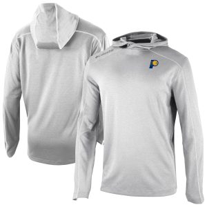 Columbia Indiana Pacers Gray Omni Wick Shotgun Pullover Fabulous Hoodie