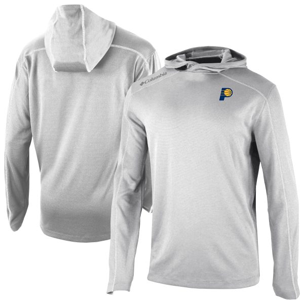 Columbia Indiana Pacers Gray Omni Wick Shotgun Pullover Fabulous Hoodie