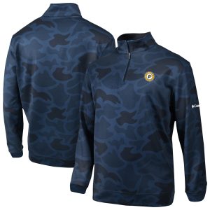 Columbia Indiana Pacers Navy Wickham Hills Premium Omni Wick Quarter Zip Jacket
