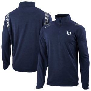 Columbia LA Clippers Navy Oakland Downs Omni Fabulous Wick Quarter Zip Top