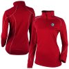 Columbia LA Clippers Unique Women's Red Omni Wick Shotgun Quarter Zip 2.0 Pullover