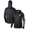 Columbia Los Angeles Chic Lakers Black Terminal Tackle Long Sleeve Hoodie T Shirt