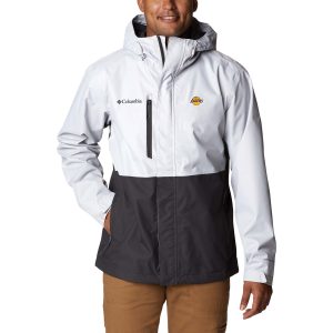 Columbia Los Angeles Lakers White Omni Tech Hikebound Gorgeous Full Zip Jacket