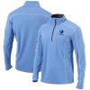 Columbia Memphis Grizzlies Light Blue Shotgun Gorgeous Omni Wick Quarter Zip Pullover Jacket