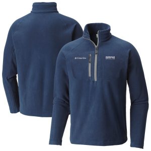 Columbia Eye - catching Memphis Grizzlies Navy Fast Trek III Half Zip Fleece Pullover