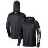 Columbia Miami Heat Eye - catching Black Terminal Tackle Long Sleeve Hoodie T Shirt