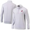 Columbia Miami Heat Gray/White Omni Wick Even Lie Quarter Zip Eye - catching Top