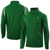 Columbia Milwaukee Bucks Green Oakland Downs Fabulous Omni Wick Quarter Zip Top