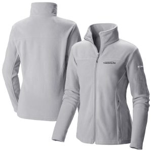 Columbia Minnesota Timberwolves Unique Women's Gray Give & Go II Fleece Full Zip Jacket