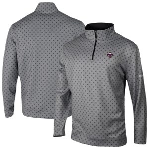 Columbia New Orleans Pelicans Gray Wickham Hills Omni Elegant Wick Quarter Zip Jacket