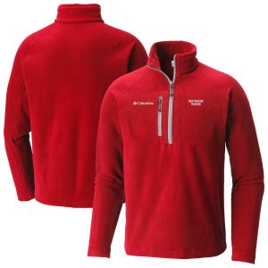 Columbia New Orleans Pelicans Red Premium Fast Trek III Half Zip Fleece Pullover
