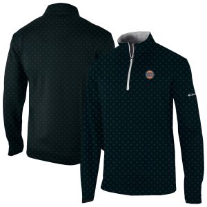 Columbia New York Knicks Black Wickham Eye - catching Hills Omni Wick Quarter Zip Jacket