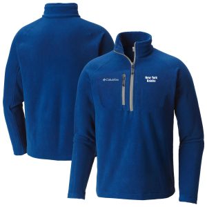 Columbia New York Knicks Blue Fast Trek III Half Zip Fleece Eye - catching Pullover