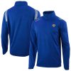 Columbia New York Knicks Blue Oakland Downs Unique Omni Wick Quarter Zip Top