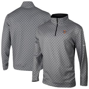 Columbia New York Knicks Gray Wickham Hills Omni Wick Elegant Quarter Zip Jacket