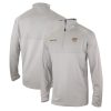 Columbia New York Knicks Heather Gray Omni Wick Rockin' Premium It Quarter Zip Pullover Top