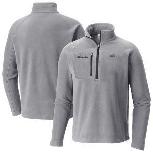 Columbia Oklahoma Gorgeous City Thunder Gray Fast Trek III Half Zip Fleece Pullover
