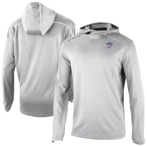 Columbia Oklahoma City Thunder Unique Gray Omni Wick Shotgun Pullover Hoodie
