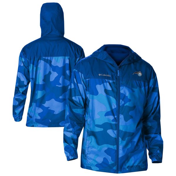 Columbia Orlando Magic Blue Flash Chic Challenger Windbreaker Jacket