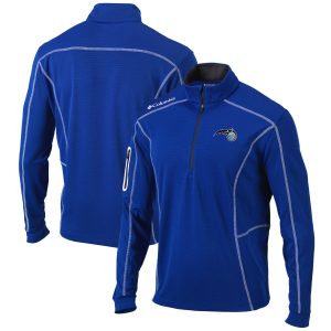 Columbia Gorgeous Orlando Magic Blue Omni Wick Shotgun Quarter Zip Pullover Top