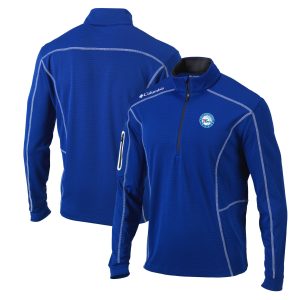 Columbia Philadelphia 76ers Fabulous Royal Shotgun Quarter Zip Pullover Jacket