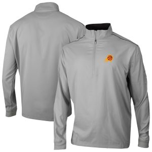Columbia Phoenix Suns Gray Omni Wick Bogey's Paradise Quarter Zip Gorgeous Top