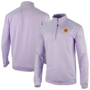 Columbia Phoenix Suns Purple Omni Trendy Wick Even Lie Quarter Zip Top
