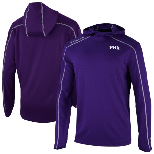 Columbia Phoenix Suns Purple Omni Fabulous Wick Shotgun Pullover Hoodie