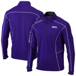 Columbia Phoenix Suns Purple Premium Omni Wick Shotgun Quarter Zip Jacket