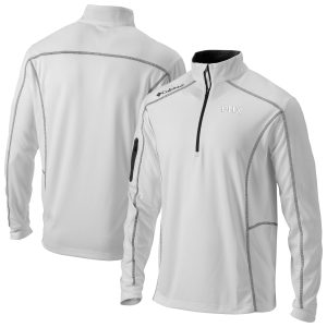 Columbia Phoenix Suns White Elegant Omni Wick Shotgun Quarter Zip Jacket