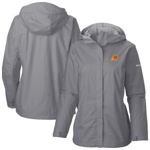 Columbia Phoenix Chic Suns Women's Gray Arcadia Full Zip Rain Jacket