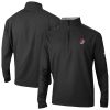 Columbia Portland Trendy Trail Blazers Black Omni Wick Bogey's Paradise Quarter Zip Top