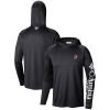 Columbia Portland Trendy Trail Blazers Black Terminal Tackle Long Sleeve Hoodie T Shirt